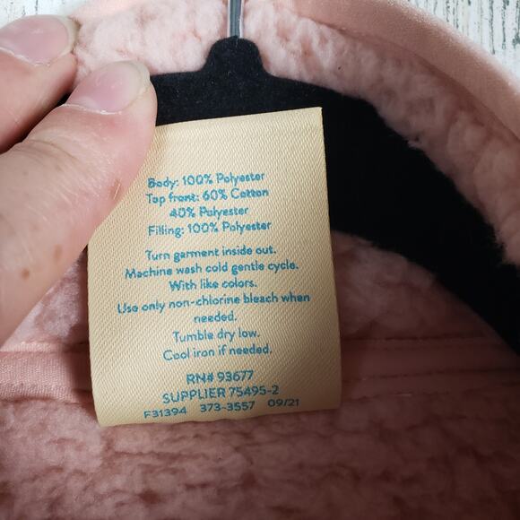 NWOT There Abouts Girls Pink Pullover Fleece Sweater Youth Size Large 14 - Picture 6 of 9